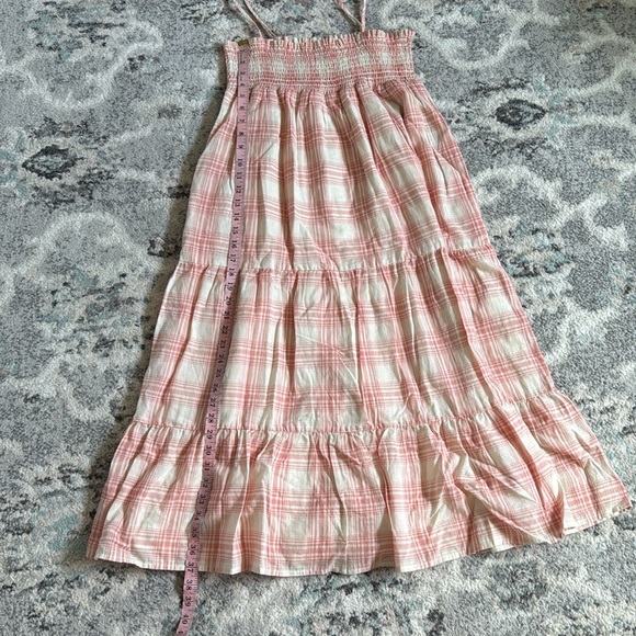 Polo Ralph Lauren Cream and Pink Plaid Cotton Dobby Dress - Picture 7 of 11
